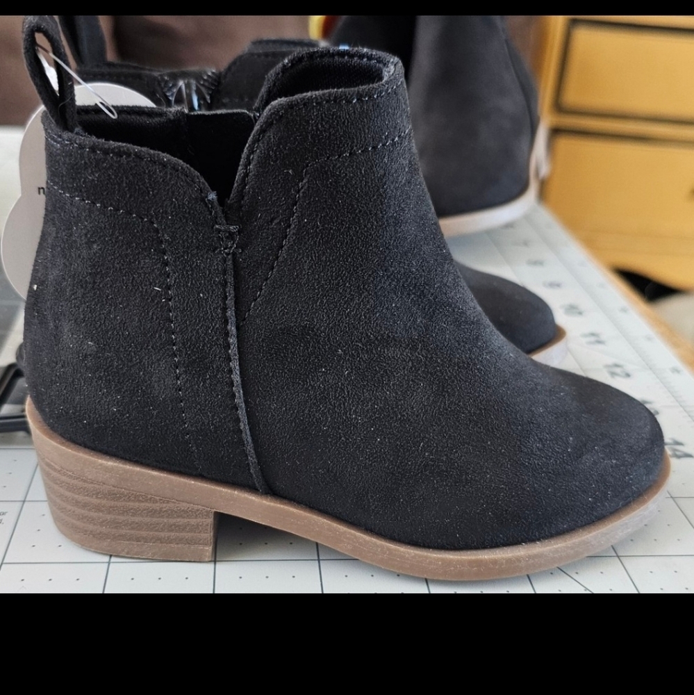 Wonder Nation Black Kids Boots